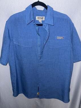 Hook & Tackle Men's Performance Outfitters Short-Sleeve Vented Fishing Shirt